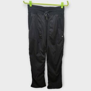 Lululemon Dance Studio Pant III Black Size 6 Swift Fabric Athleisure Yoga Travel